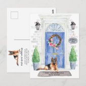 Briefkaart van de Duitse bondskanselier Shepherd M (Voorkant / Achterkant)