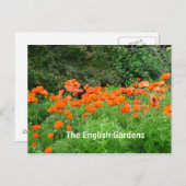 Briefkaart van de Engelse tuin (Voorkant / Achterkant)