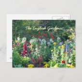 Briefkaart van de Engelse tuin (Voorkant / Achterkant)