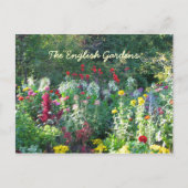 Briefkaart van de Engelse tuin (Voorkant)