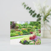 Briefkaart van de Engelse tuin (Staand voorkant)