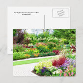 Briefkaart van de Engelse tuin (Voorkant / Achterkant)