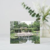 Briefkaart van de Engelse tuin (Staand voorkant)