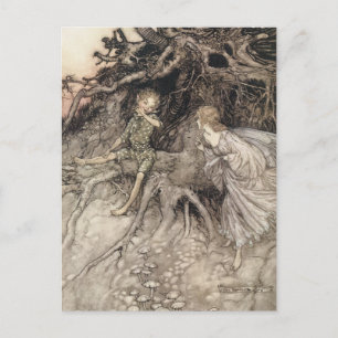 Briefkaart van de Faerie