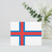 Briefkaart van de Faeröer (Staand voorkant)
