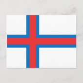 Briefkaart van de Faeröer (Voorkant)