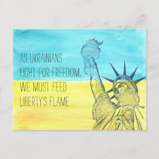 Briefkaart van de FAMM van de Feed Liberty