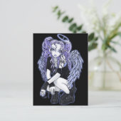 Briefkaart van de Fee van de Engel van Angelina (Staand voorkant)