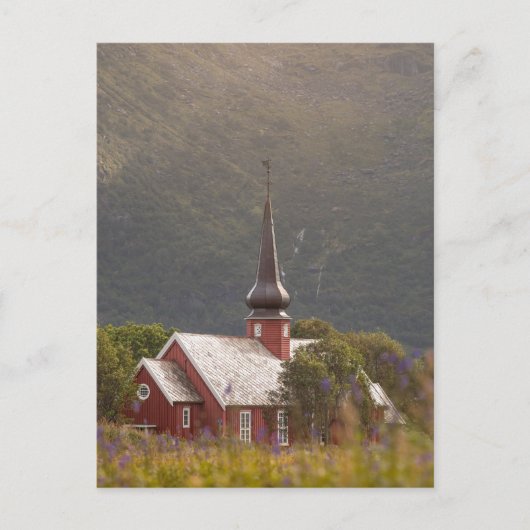 Briefkaart van de Flakstad-eilanden (Voorkant)