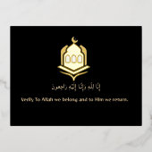 Briefkaart van de Folie voor condoléances (Voorkant)