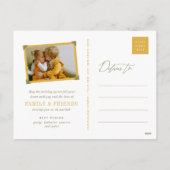 Briefkaart van de Foto van de Vakantie van het (Achterkant)