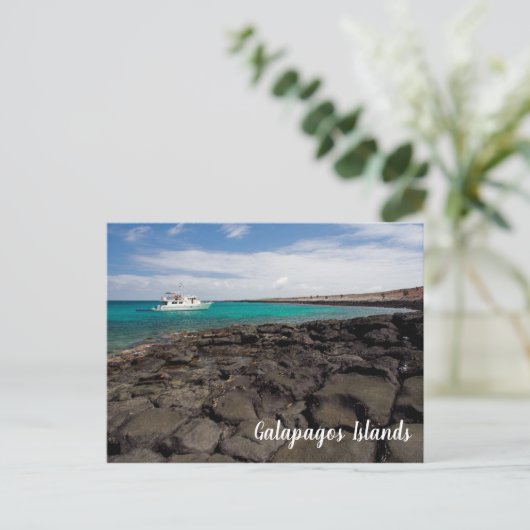 Briefkaart van de Galapagos-eilanden (Staand voorkant)