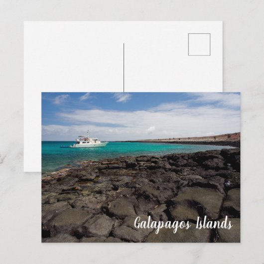 Briefkaart van de Galapagos-eilanden (Voorkant / Achterkant)