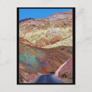 Briefkaart van de gebilderde woestijn