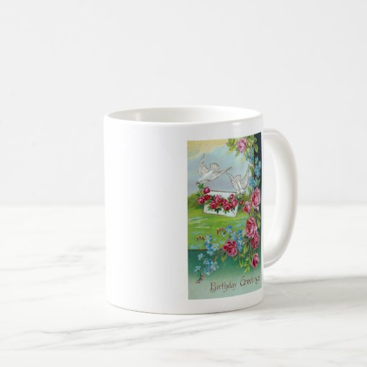  Briefkaart van de geboorte Koffiemok (Voorkant rechts)