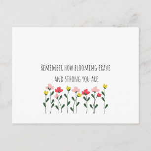 Briefkaart van de geestelijke gezondheid