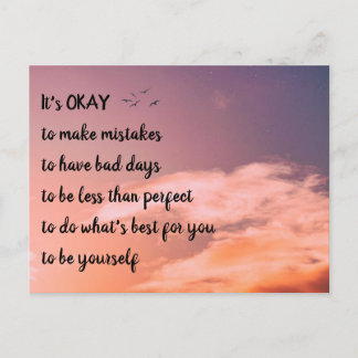 Briefkaart van de geestelijke gezondheid