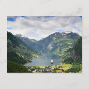 Briefkaart van de Geirangerfjord