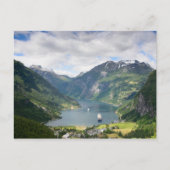 Briefkaart van de Geirangerfjord (Voorkant)