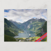 Briefkaart van de Geirangerfjord (Voorkant)