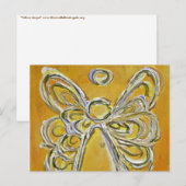 Briefkaart van de Gele Angel (Voorkant / Achterkant)