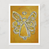 Briefkaart van de Gele Angel (Voorkant)