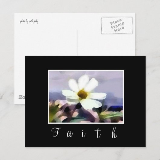 briefkaart van de geloofsflora (Voorkant / Achterkant)