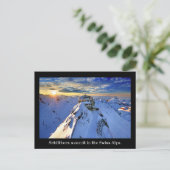 Briefkaart van de geweldige Top van de Top van Sch (Staand voorkant)