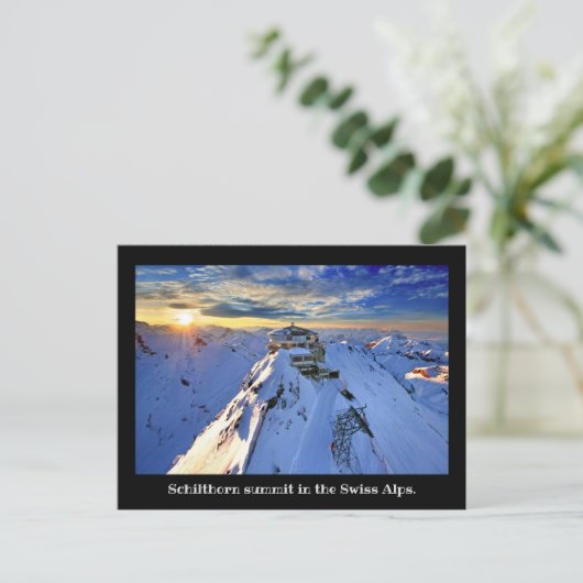 Briefkaart van de geweldige Top van de Top van Sch (Staand voorkant)