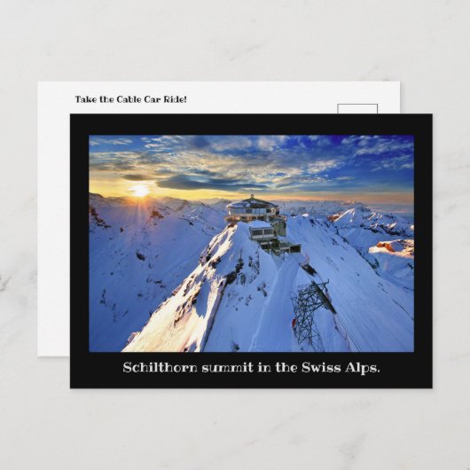 Briefkaart van de geweldige Top van de Top van Sch (Voorkant / Achterkant)