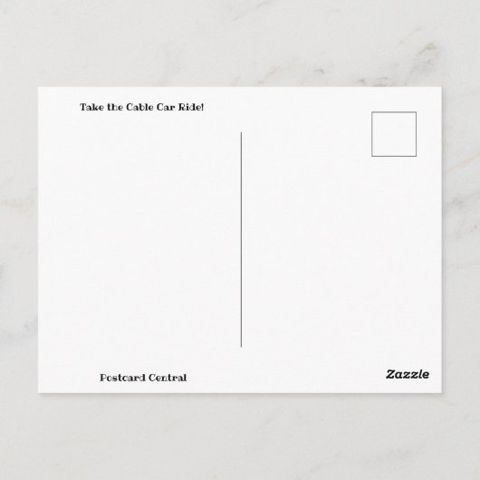 Briefkaart van de geweldige Top van de Top van Sch (Achterkant)