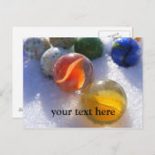 Briefkaart van de glasknikkers (Voorkant / Achterkant)