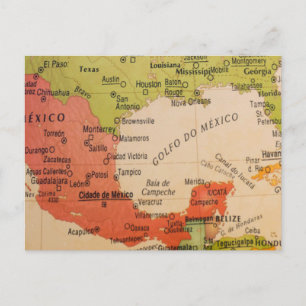 Briefkaart van de Golf van Mexico