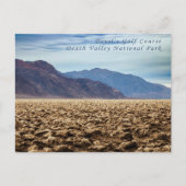 Briefkaart van de Golfcursus van Death Valley Devi (Voorkant)