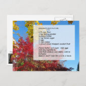 Briefkaart van de GramaBarb-fruitrokerij (Voorkant / Achterkant)