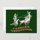 Briefkaart van de groeten van Caesar (Voorkant / Achterkant)