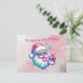 BRIEFKAART VAN DE GROETEN VAN HET SEIZOEN (Staand voorkant)