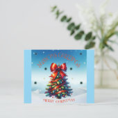 BRIEFKAART VAN DE GROETEN VAN HET SEIZOEN (Staand voorkant)