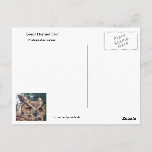 Briefkaart van de grote orkaan (Achterkant)