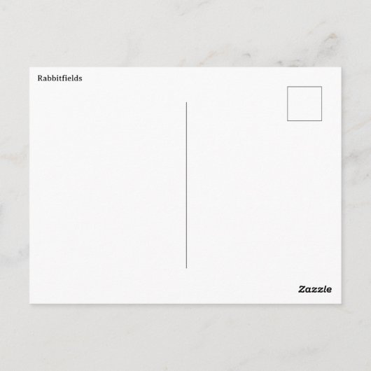 Briefkaart van de grote witte haai (Achterkant)