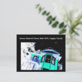 Briefkaart van de haunted House (Calgary, Canada) (Staand voorkant)