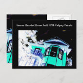 Briefkaart van de haunted House (Calgary, Canada) (Voorkant / Achterkant)