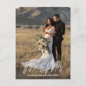 Briefkaart van de heer Elopement en mevrouw Elopem (Voorkant)