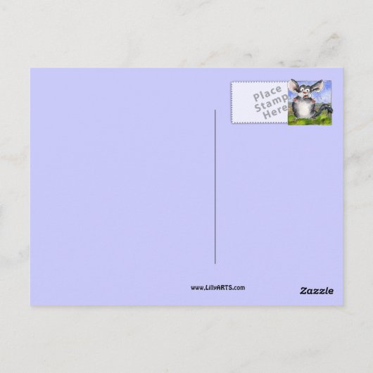 Briefkaart van de Heilige Cartoon Chincholey (Achterkant)