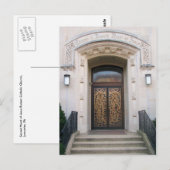 Briefkaart van de heilige katholieke kerk (Voorkant / Achterkant)