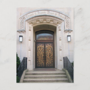 Briefkaart van de heilige katholieke kerk