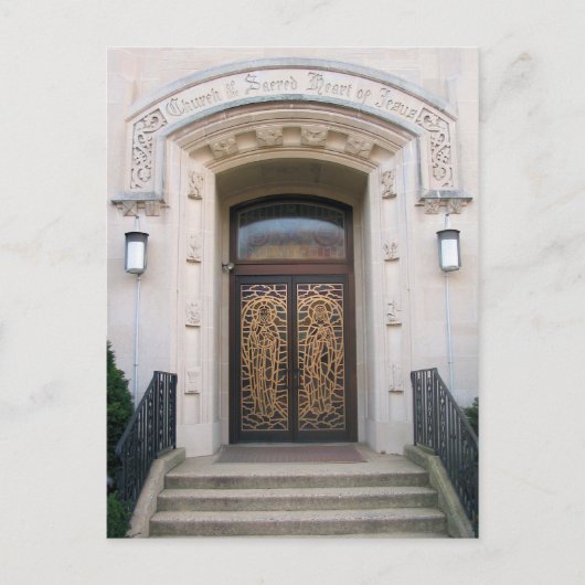 Briefkaart van de heilige katholieke kerk (Voorkant)