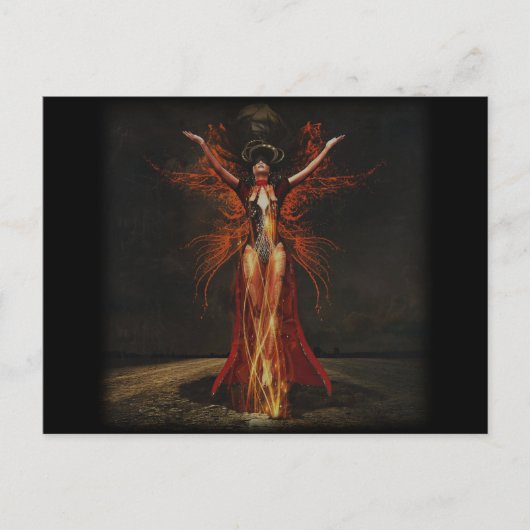 briefkaart van de heks (Voorkant)