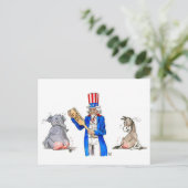 Briefkaart van de hervormingspartner (Staand voorkant)