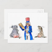 Briefkaart van de hervormingspartner (Voorkant / Achterkant)